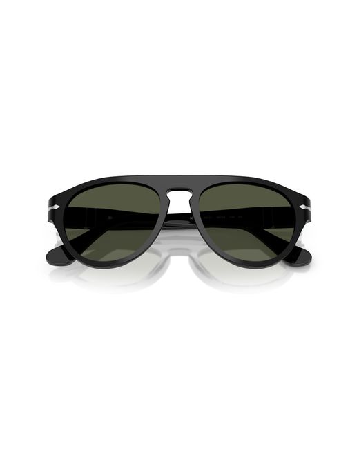 Persol Black Po3370S 95/31 Sunglasses Acetate Pilot Normal