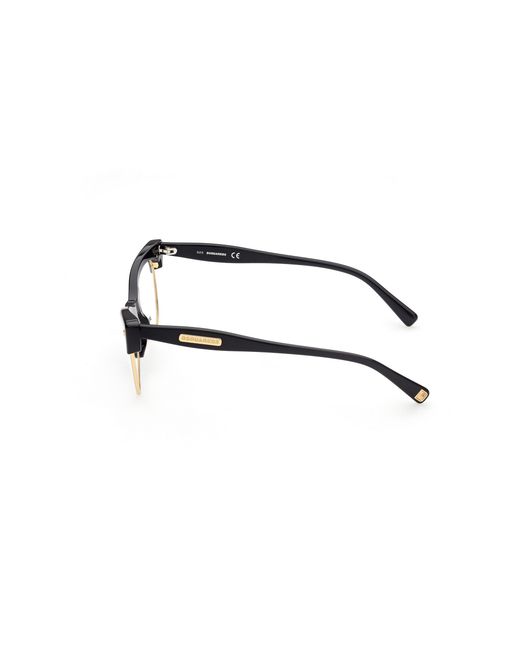 DSquared² Black Dq5332 001 Optical Frames Outlet Acetate Cat Eye