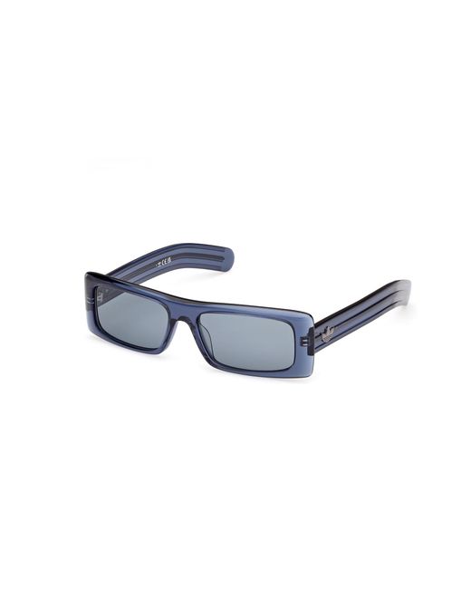 Adidas Blue Or0124 92V Sunglasses Acetate Squared Normal