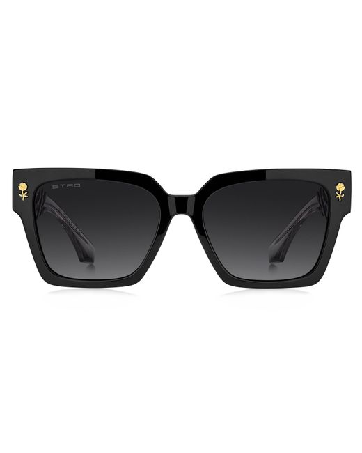 Etro Black 0128/S 807/9O Sunglasses Acetate Squared Normal Nuanced
