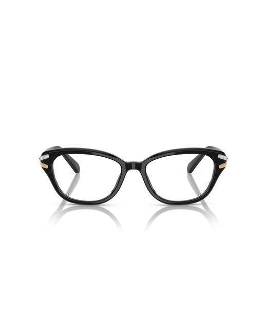 Swarovski Black Sk2032 1001 Optical Frames Acetate Pillow Normal