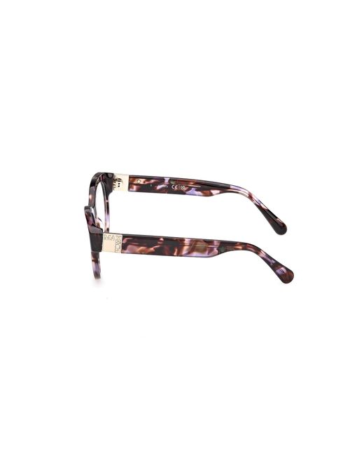 MAX&Co. Black Mo5192 055 Optical Frames Acetate Round Normal