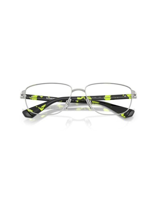 Burberry Black Be1393 1005 Optical Frames Metal Squared Normal for men