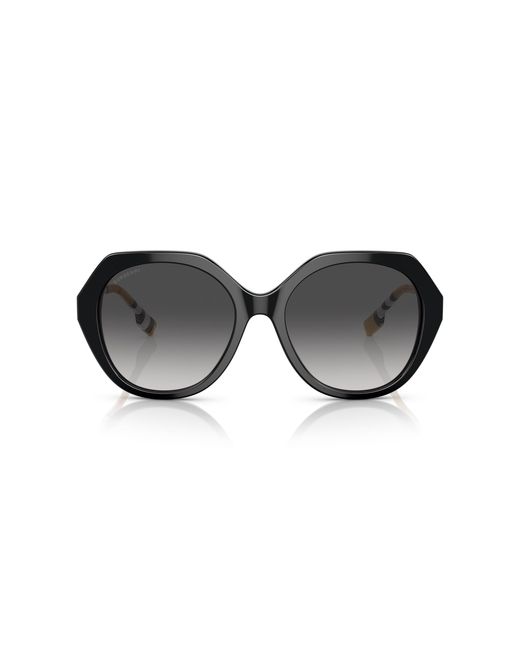 Burberry Black Be4375 Vanessa 38538G Sunglasses Acetate Geometric Normal Shaded