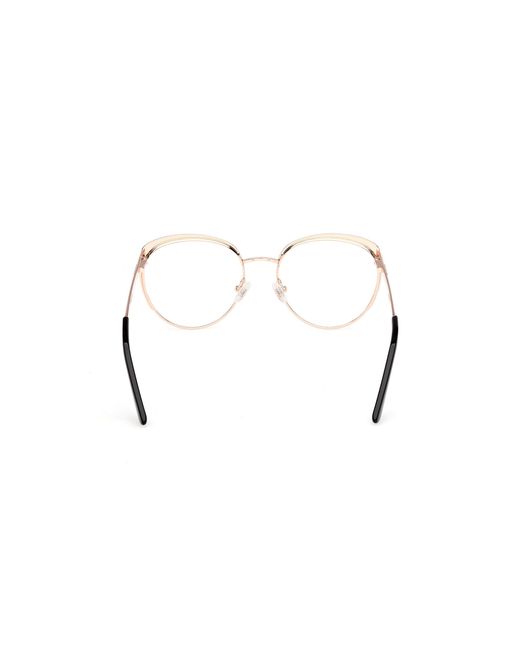 Guess Black Gu50250 028 Optical Frames Metal Round Normal