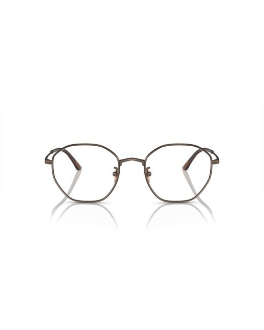 Giorgio Armani Black Ar5139 3006 Optical Frames Metal Transparent Squared Normal for men