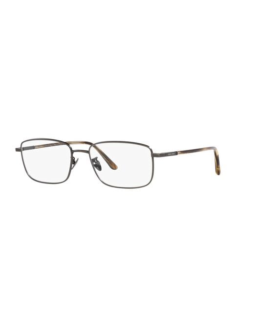 Giorgio Armani Black Ar5133 3259 Optical Frames Steel Transparent Squared Normal for men