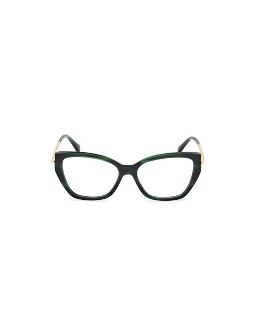 Max Mara Black Mm5117 001 Optical Frames Acetate Cat Eye Normal