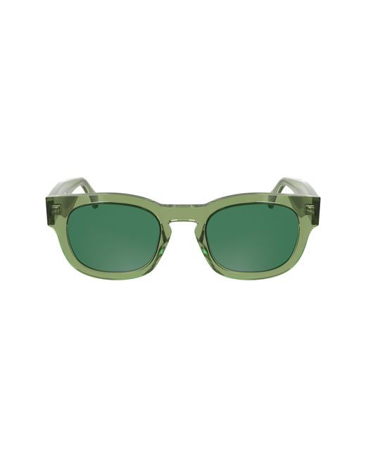 Calvin Klein Green Ckj25601S 305 Sunglasses Acetate Geometric Normal