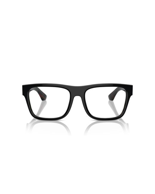 Burberry Black Be2411 4121 Optical Frames Acetate Squared Normal for men