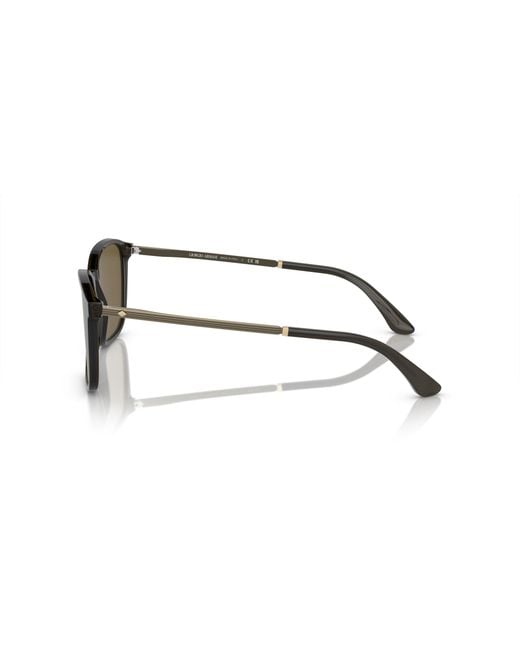 Giorgio Armani Black Ar8197 503073 Sunglasses Acetate Squared Normal for men