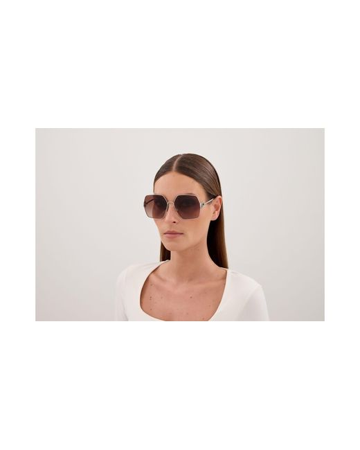 Gucci Black Gg2163S 003 Sunglasses Metal Squared