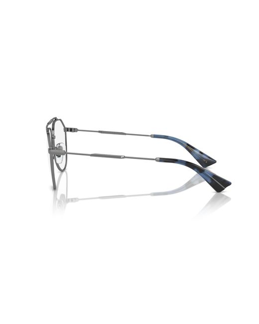 Dolce & Gabbana Black Dg1353 04 Optical Frames Metal Transparent Pilot Normal for men