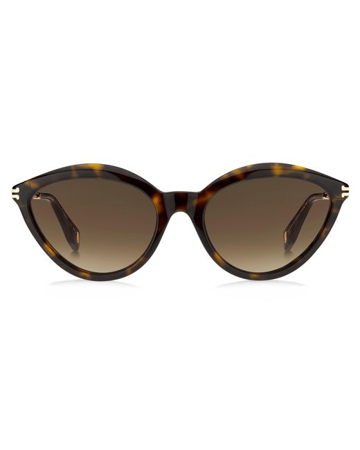 Marc Jacobs Black Mj 1004/S Wr9/Ha Sunglasses Acetate Cat Eye Shaded