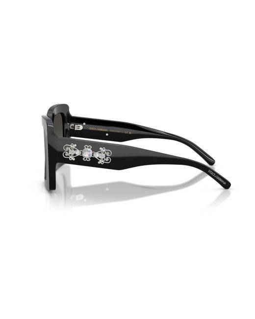 Dolce & Gabbana Black Dg4525B 501/88 Sunglasses Acetate Squared Normal Shaded