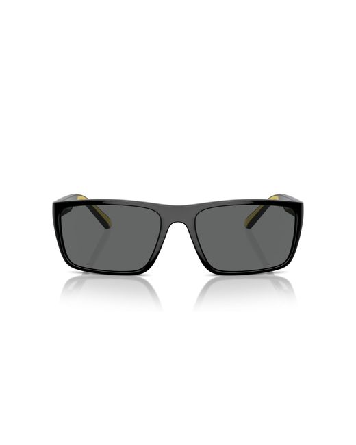 FERRARI SCUDERIA Black Fz6003U 501/87 Sunglasses Injected Squared Normal for men