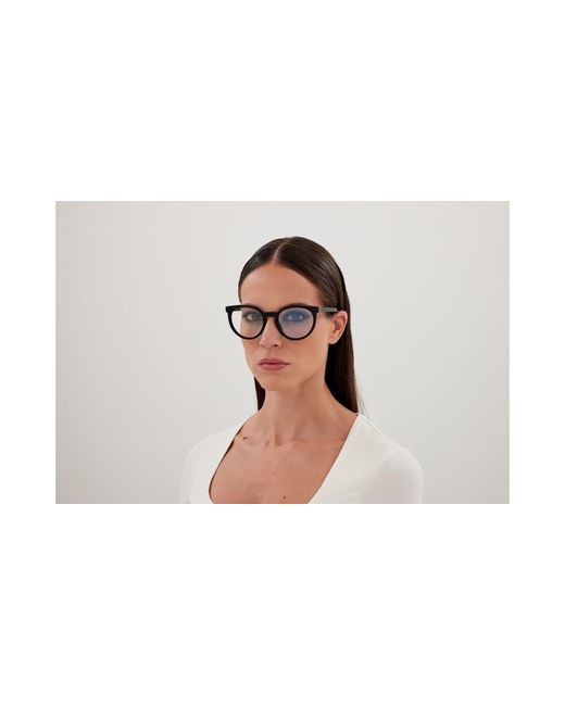 Saint Laurent Black Sl M147 001 Optical Frames Acetate Transparent Cat Eye