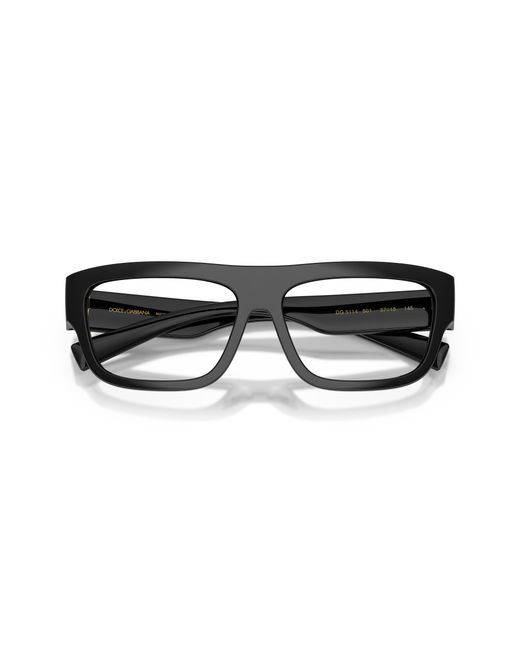 Dolce & Gabbana Black Dg5114 501 Optical Frames Injected Transparent Squared Normal for men