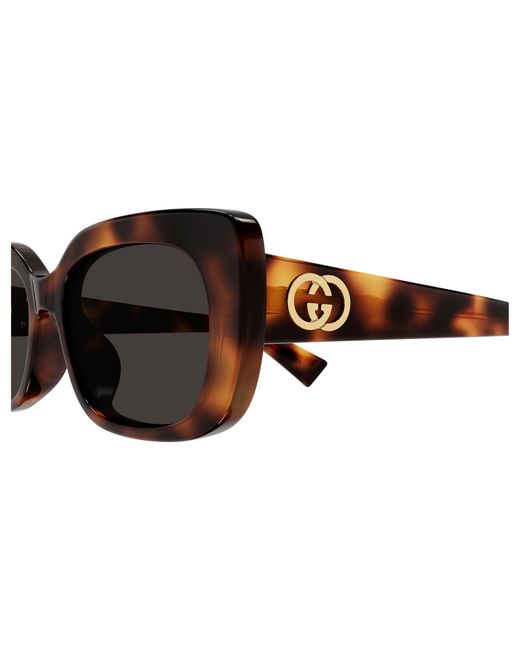 Gucci Black Gg1979Sk 002 Sunglasses Acetate Squared