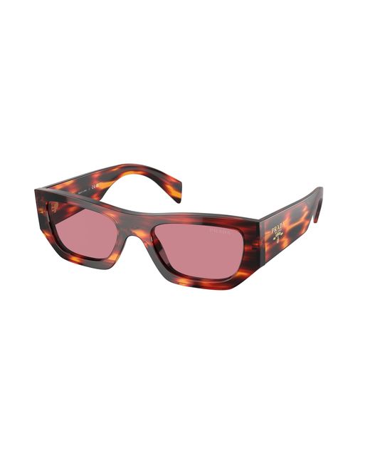 Prada Black Pr A01S 13O80B Sunglasses Acetate Pillow Normal