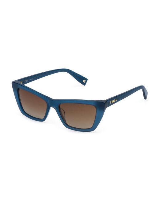 Furla Black Sfu730 956P Sunglasses Acetate Squared