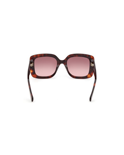 MAX&Co. Black Mo0153 52F Sunglasses Acetate Squared Normal