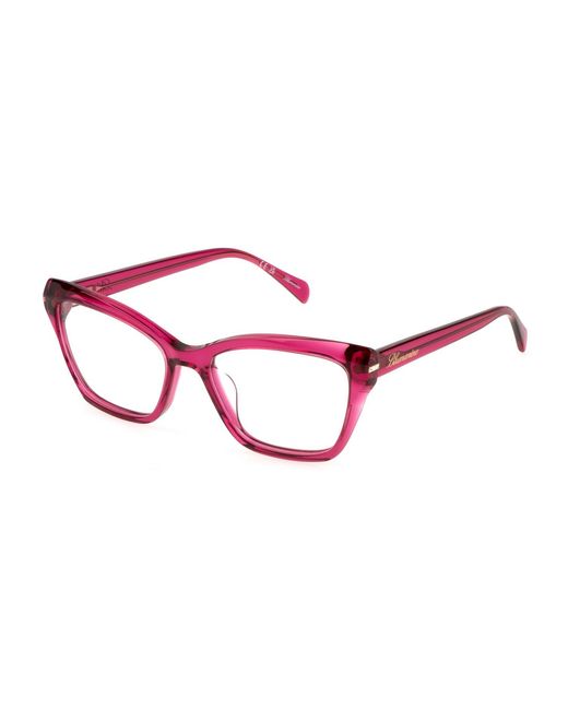 Blumarine Black Vbm822S 01Bv Optical Frames Acetate Pillow