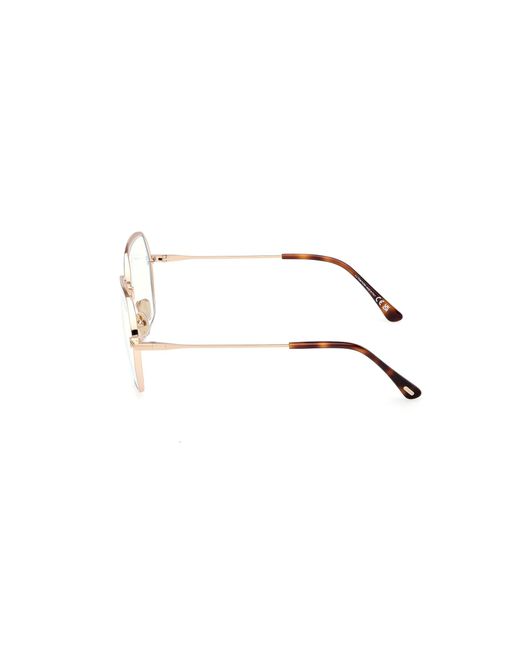 Tom Ford Black Ft6050-B 028 Optical Frames Metal Geometric Normal