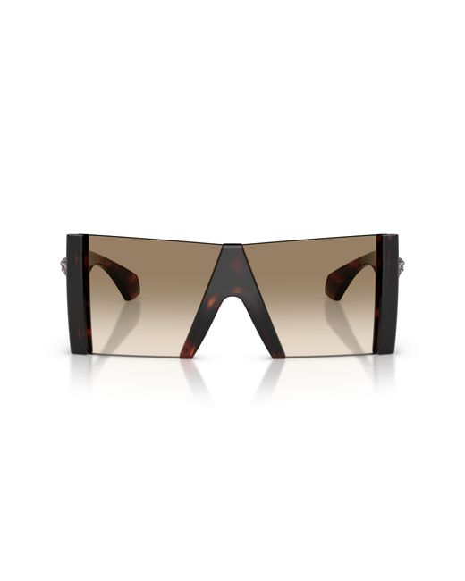 Versace Black Ve4515 5217T5 Sunglasses Injected Squared Normal Nuanced