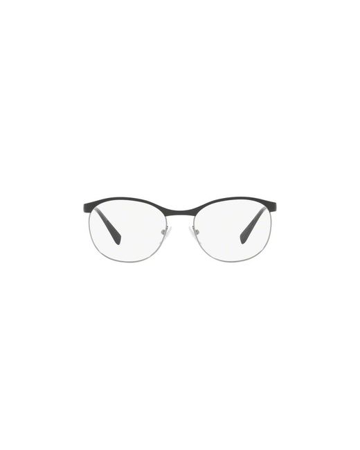 Prada Linea Rossa Black Ps 50Iv 1Ab1O1 Optical Frames Outlet Metal Pantos for men