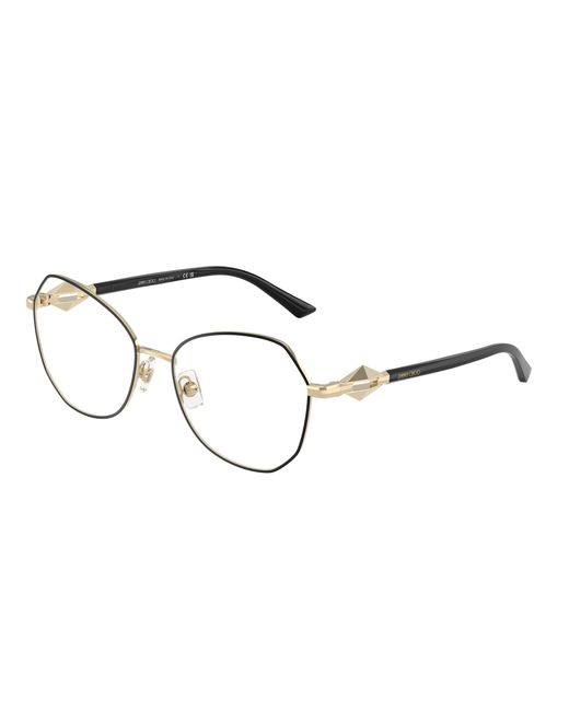 Jimmy Choo Black Jc2011 3016 Optical Frames Metal Round Normal