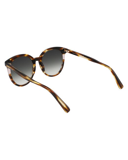 Longchamp Black Lo752S 211 Sunglasses Acetate Round Normal Normal