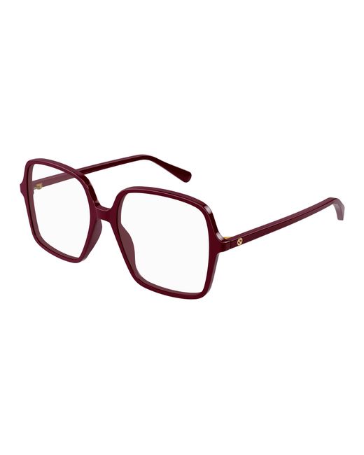 Gucci Black Gg1003O 005 Optical Frames Transparent Squared