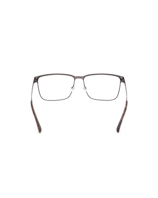 Timberland Black Tb50036 007 Optical Frames Metal Squared Normal for men