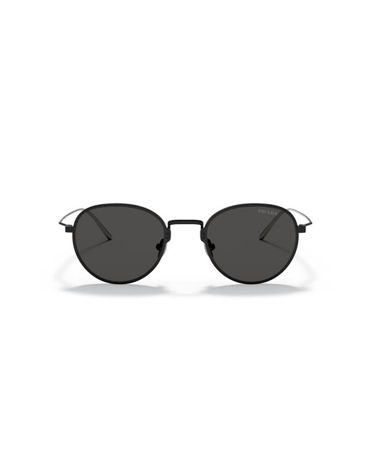 Prada Black Pr 53Ws 04Q5S0 Sunglasses Titanium Pantos Normal for men