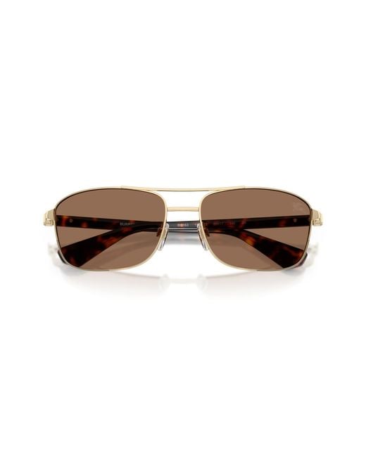 Burberry Black Be3163 110973 Sunglasses Metal Squared Normal for men