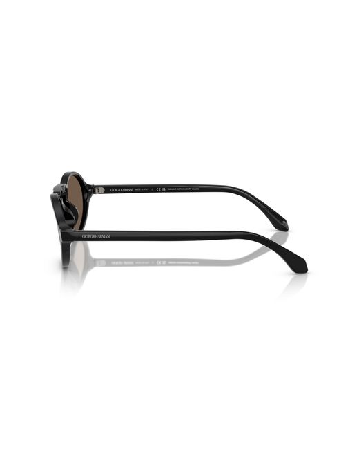 Giorgio Armani Black Ar8219U 58758T Sunglasses Acetate Round Normal for men