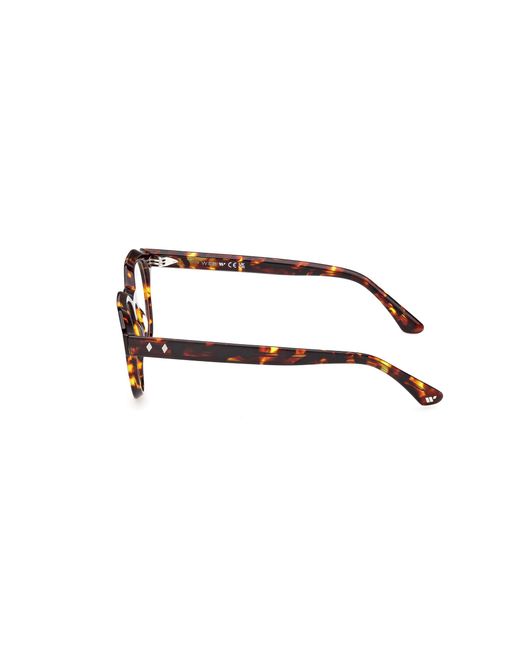Web Black We5461 055 Optical Frames Acetate Round Normal for men