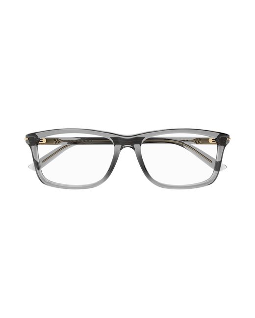Gucci Black Gg1447O 004 Optical Frames Acetate Transparent Squared for men