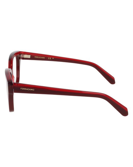 Ferragamo Black Sf3023 613 Optical Frames Acetate Squared Normal