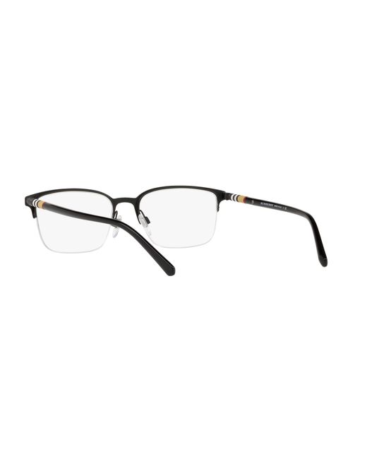 Burberry Black Be1323 1213 Optical Frames Metal Squared Normal for men