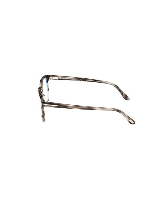Tom Ford Black Ft5868-B 020 Optical Frames Acetate Squared Normal for men