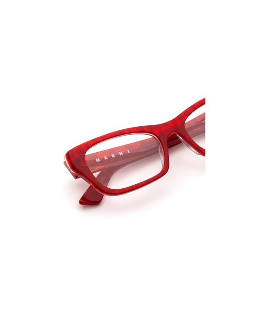 Marni Black Tup Akelu Comb Optical Frames Acetate Squared