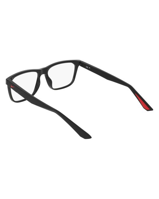 Nike Black 7414 006 Optical Frames Bio-Injected Squared Normal for men