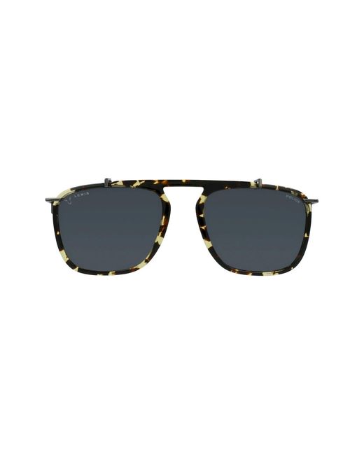 Police Black Aplb30 0789 Additional Acetate Squared for men