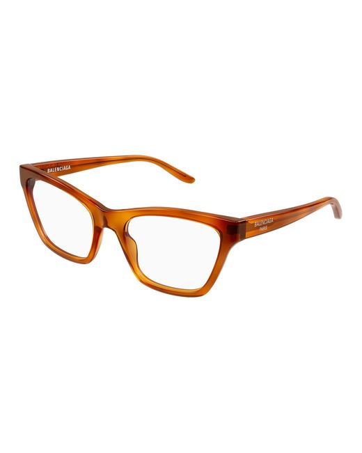 Balenciaga Black Bb0440O 003 Optical Frames Acetate Transparent Cat Eye