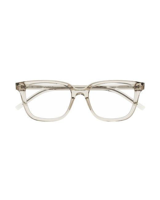 Saint Laurent Black Sl M110/F 006 Optical Frames Acetate Squared