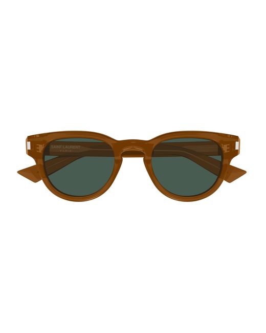 Saint Laurent Black Sl 876 005 Sunglasses Acetate Round for men