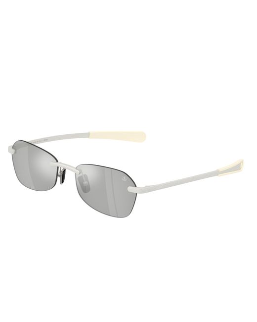 Moncler Black Me4017 Orris 10047I Sunglasses Metal Geometric Mirror