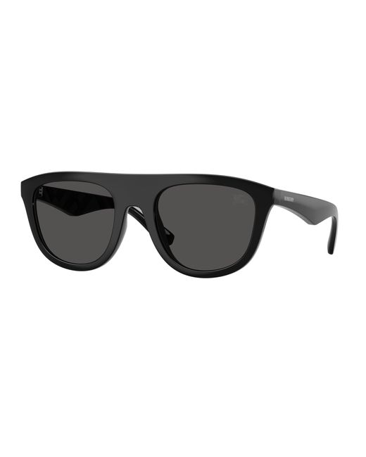Burberry Black Be4459U 300187 Sunglasses Injected Squared Normal for men